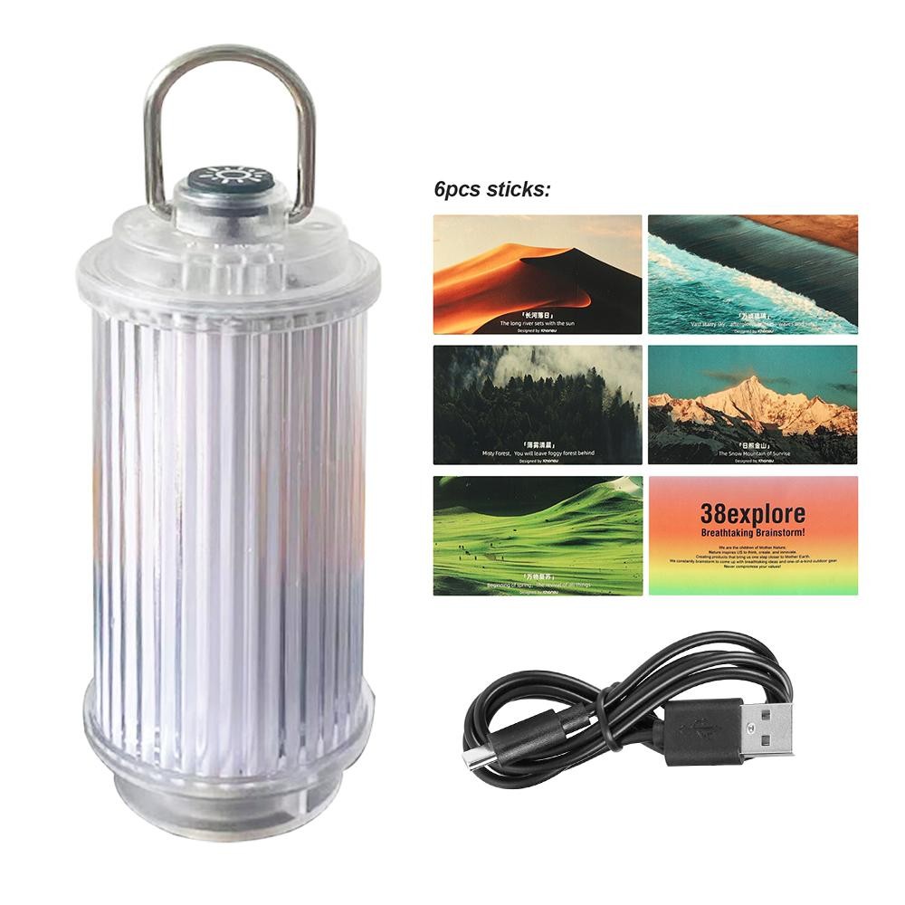 Mini 38 Light 38 Explore Camping Lamp USB Rechargeable Tent Lantern Flashlights