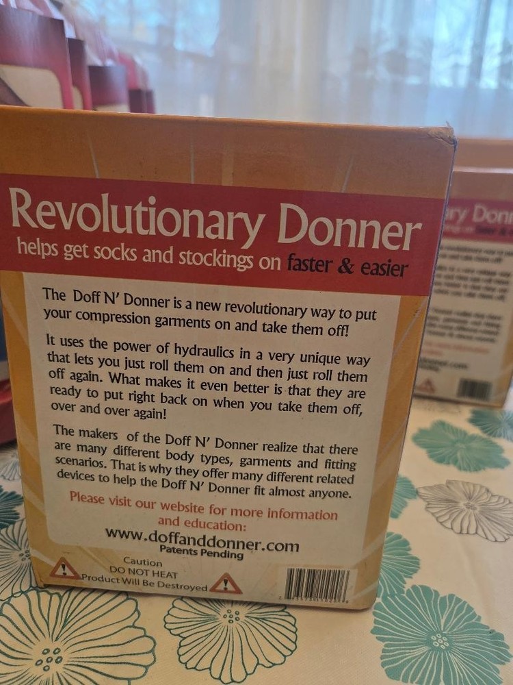 DOFF N' DONNER COMPRESSION STOCKING AID, NEW-NO CONE