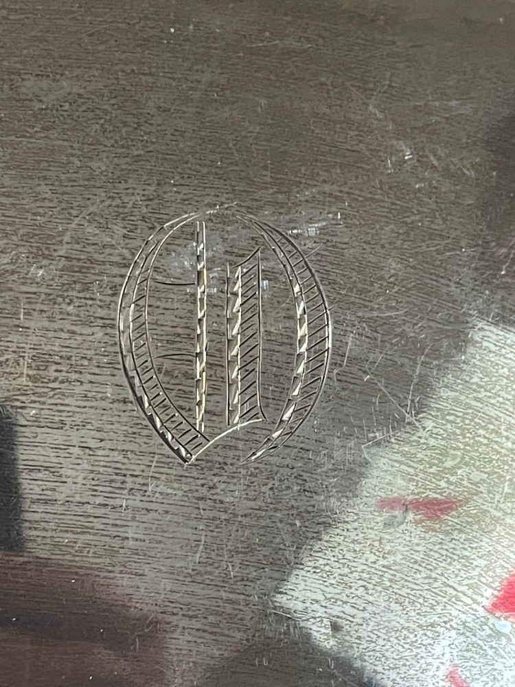 Sterling Silver serving bread Veggie Oval tray Webster?? 172 g