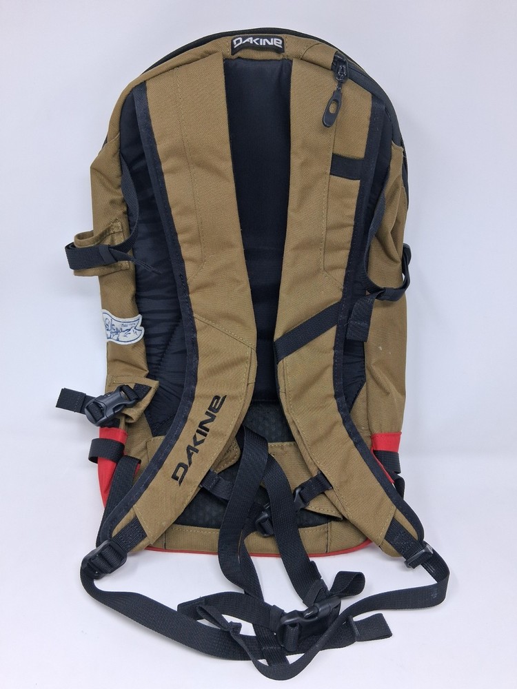 Dakine Heli Pro 20L Backpack Dark Mustard Red