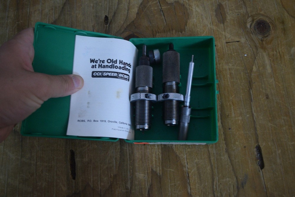 RCBS 7mm Rem Mag Reloading Dies Set Precisionered Omark USA Press Tool Kit