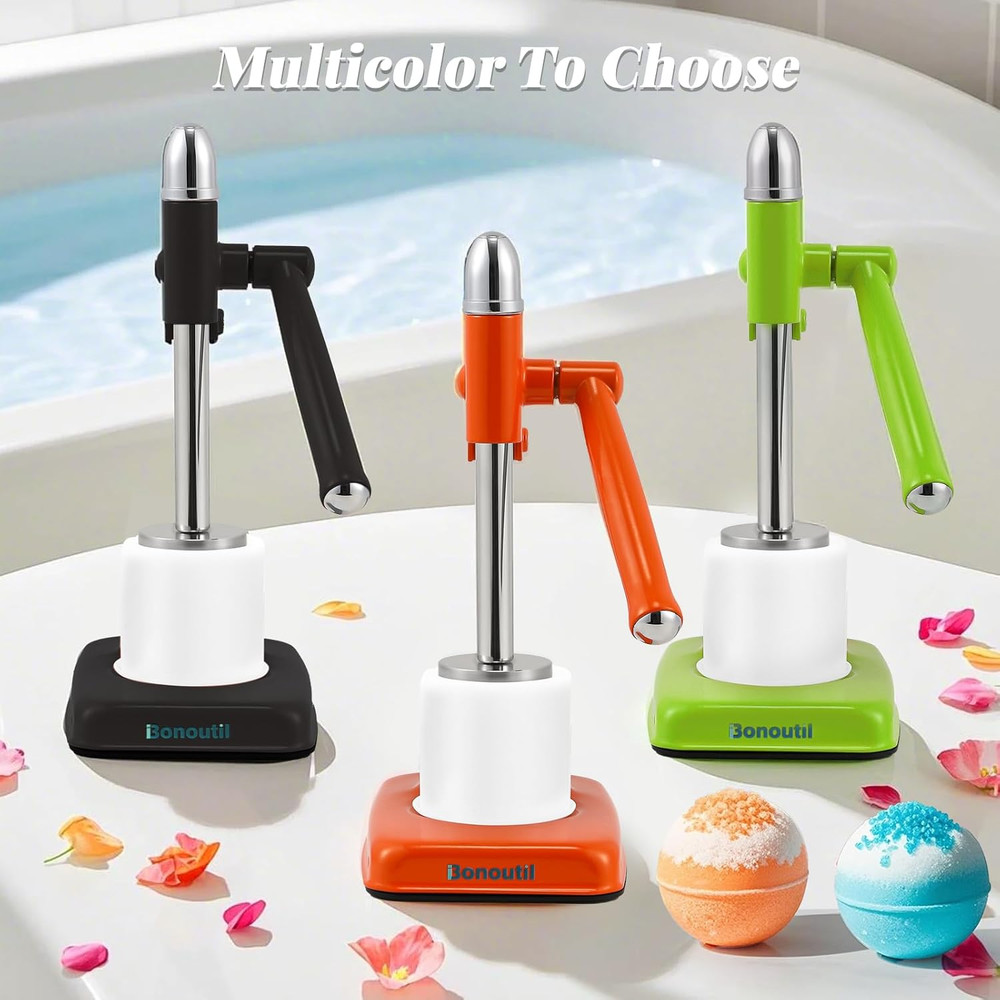 Bath Bomb Press Machine-2 Molds Easy Press Bath Bomb Machine DIY Soap Making for