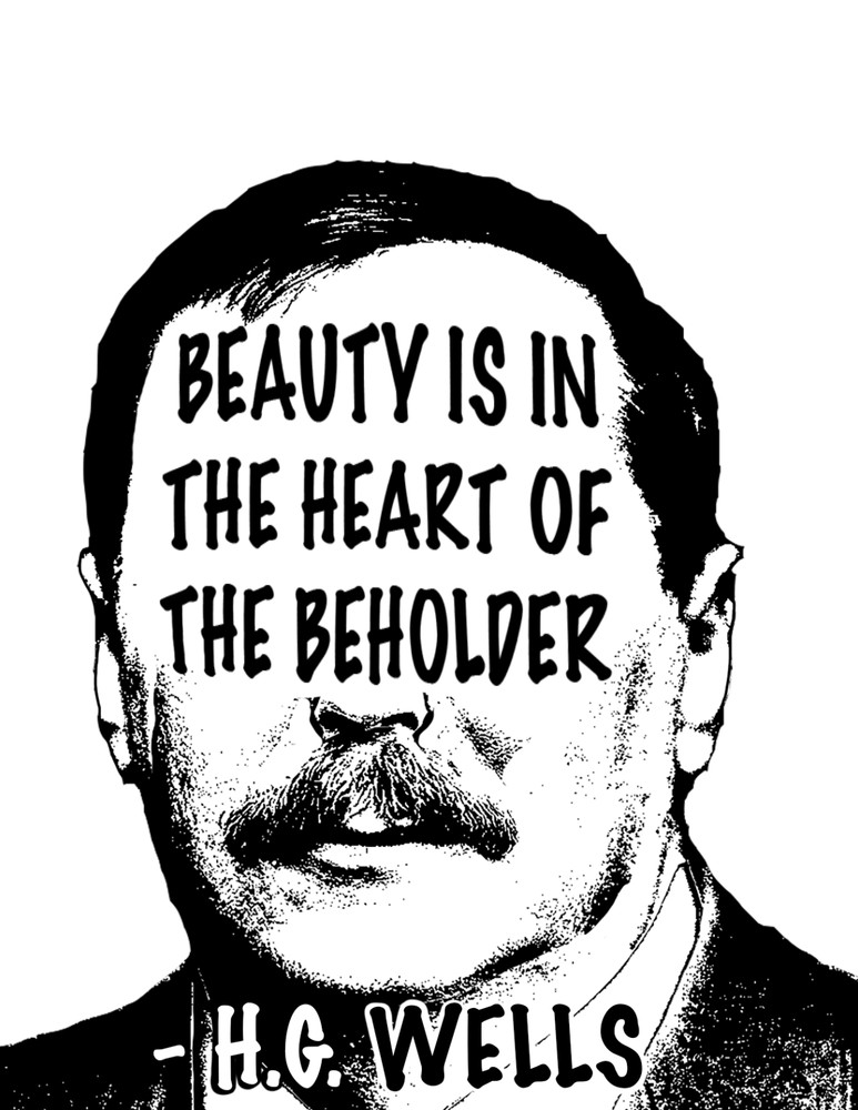H.G Wells Quoted Stickers