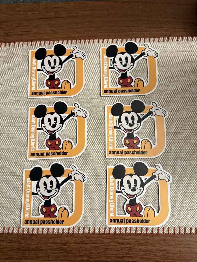Disney Mickey Mouse Annual Passholder Decal Magnet