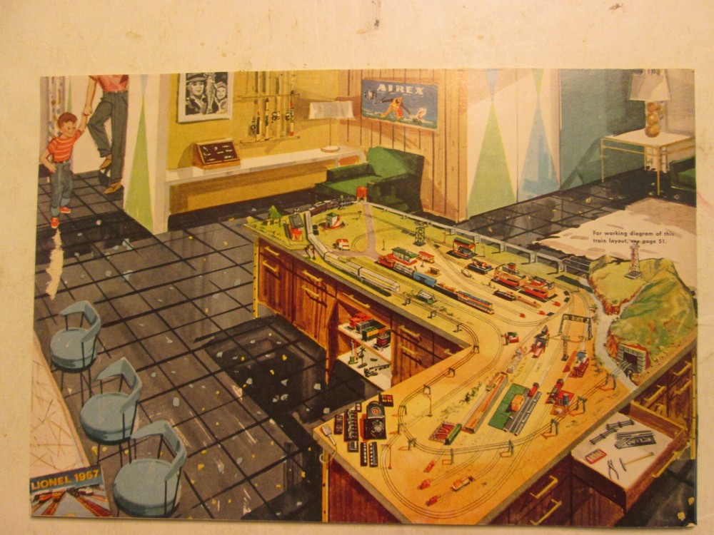 Original Lionel Model Train Catalog 1957