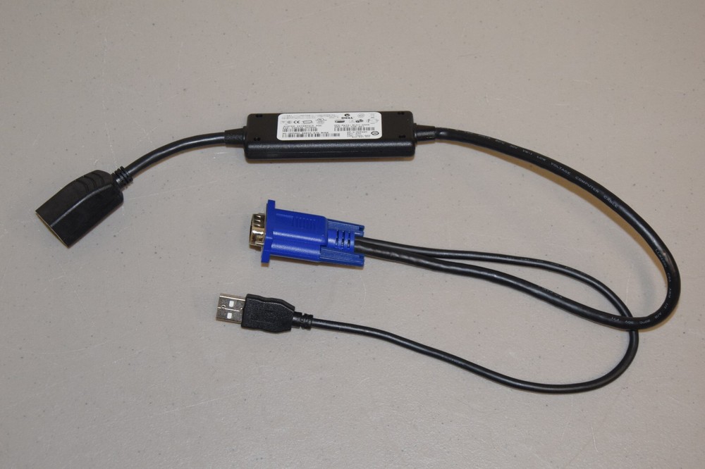 Dell VGA USB System Interface Pod SIP KVM Module 520-538-501 DP880