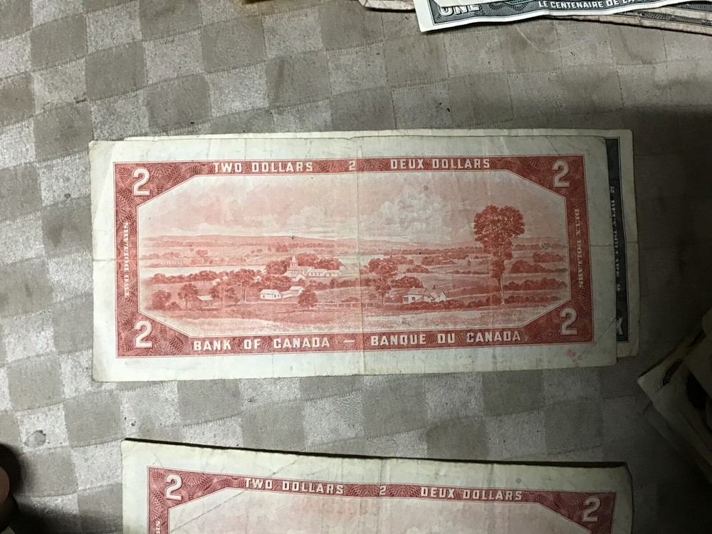 1954 - Canada Two Dollar Bill - $2 Canadian Note , The Queen, 1 Note