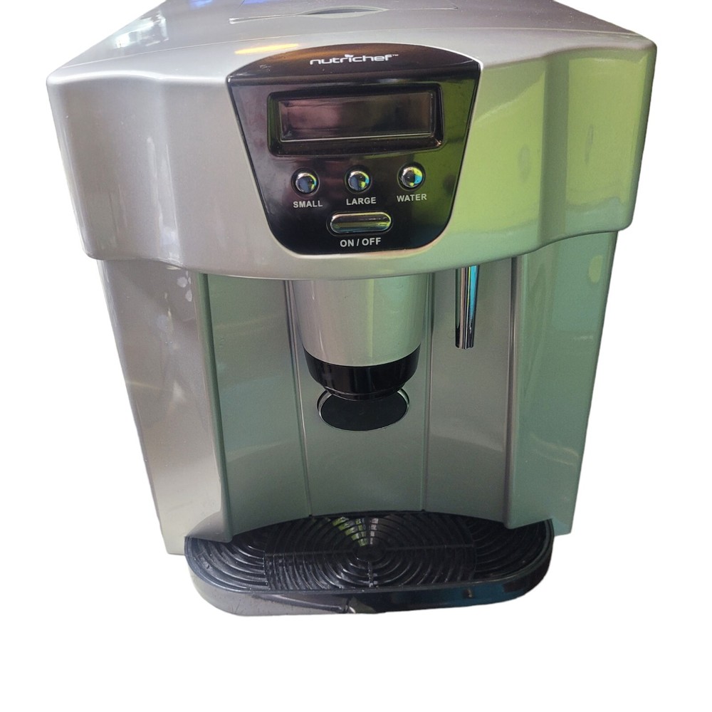 NutriChef Countertop Ice Cube Maker Machine & Dispenser - Kitchen PYLE PICEM-75
