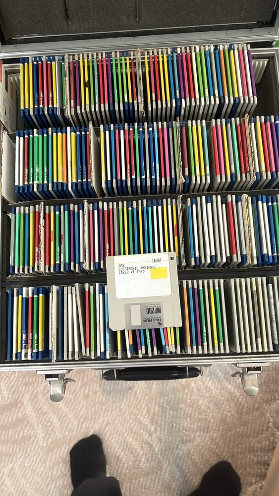 E-MU Emax custom disks and case