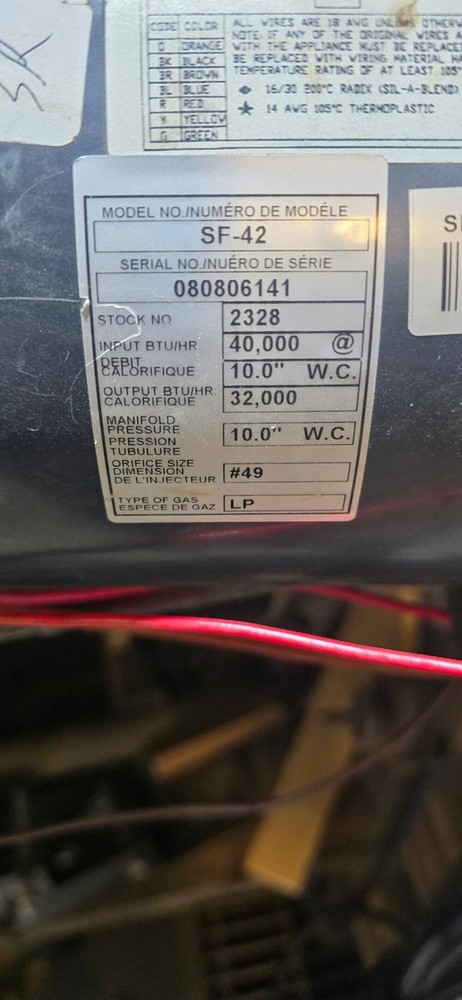 Suburban SF-42 Furnace Core