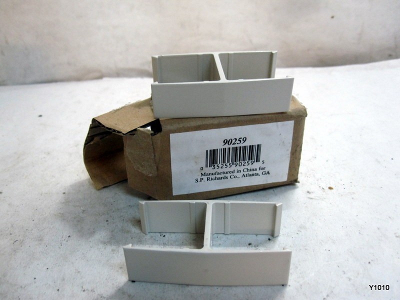 Lorell 180-degree Straight Panel Connectors LLR90259