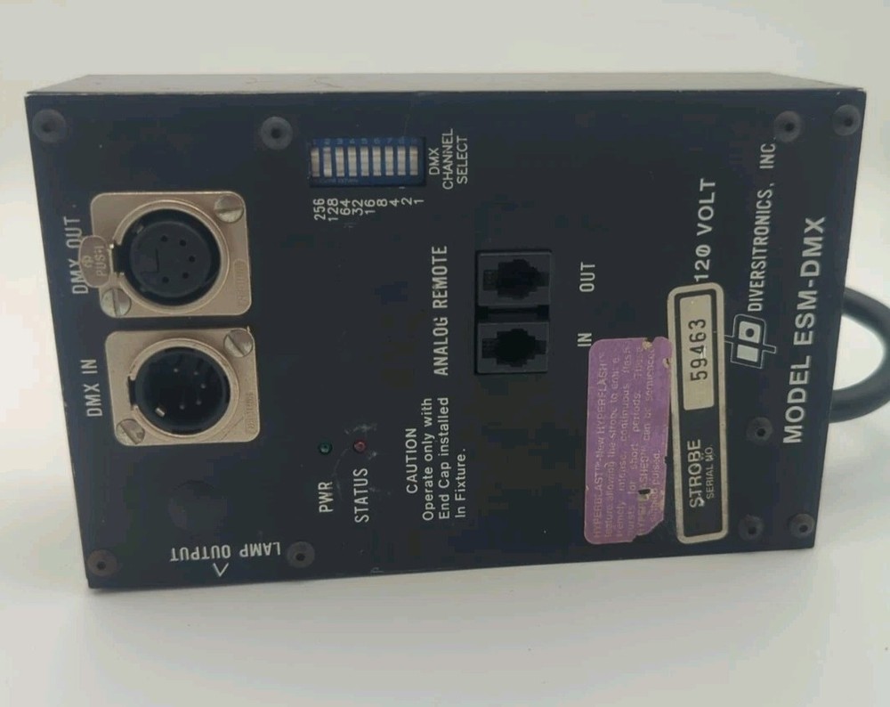 Diversitronics ESM-DMX Controlled Strobe Supplies For Source Four Lekos