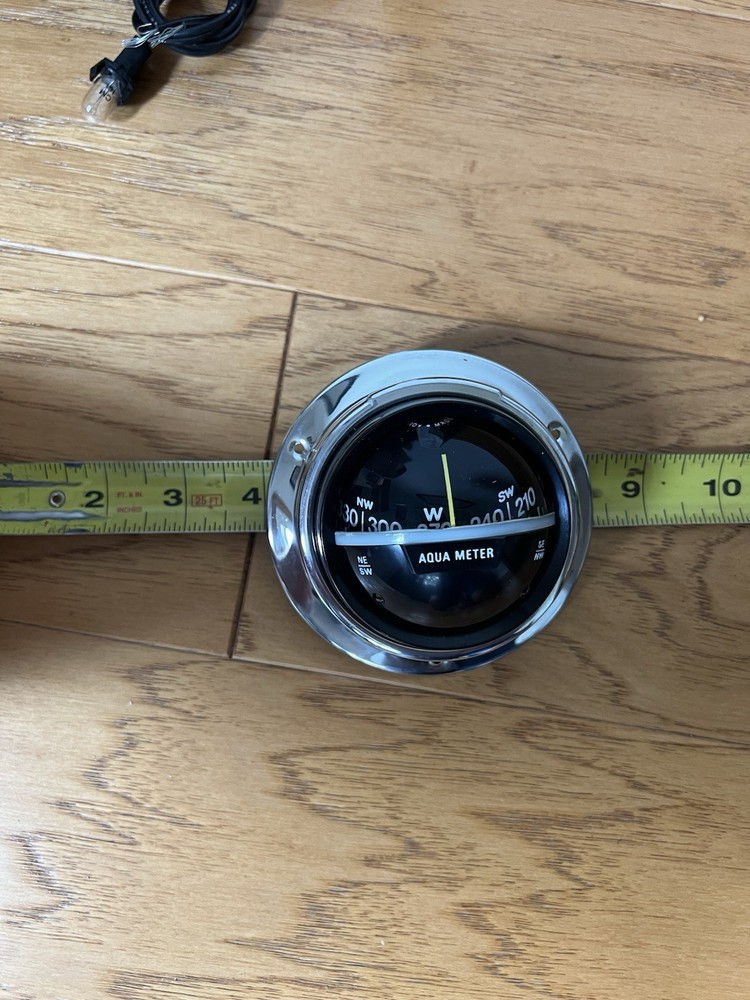 Vintage Aqua Meter Roto-Matic Compass
