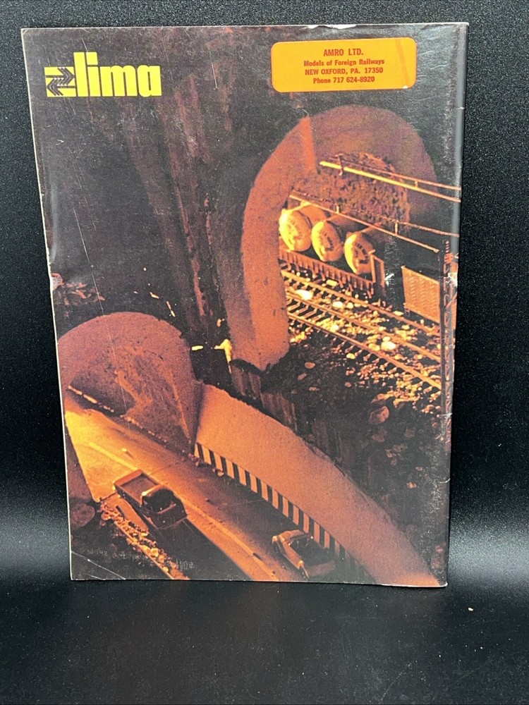 Grouping Of Vintage Model Railroad Catalogs