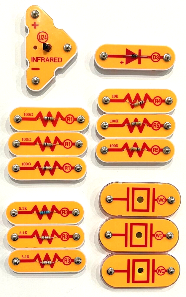 ELECTRONIC SNAP CIRCUITS - EXTRA PIECES FOR MODELS AND KITS! By ELENCO (2012)