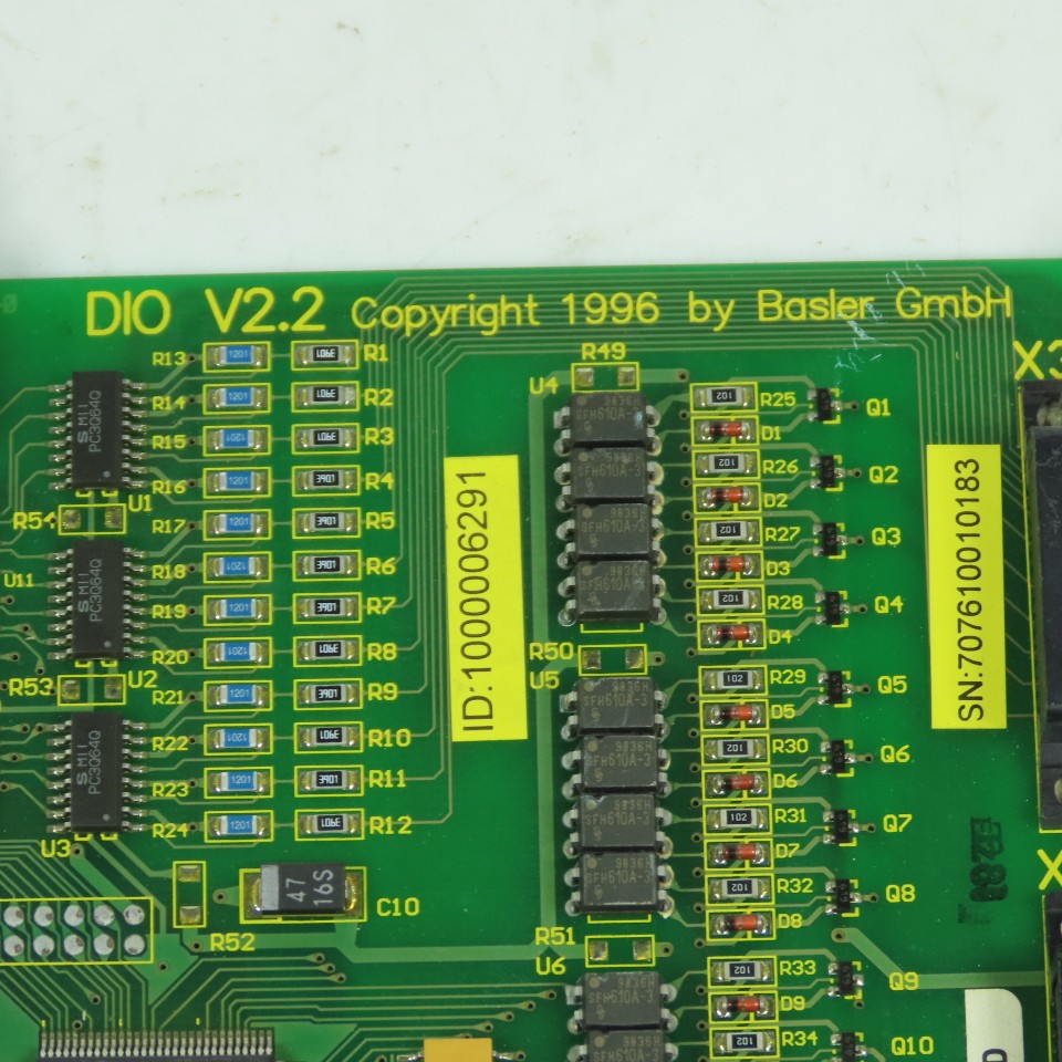 Basler ED004303 DIO V2.2 Digital I/O Interface Card