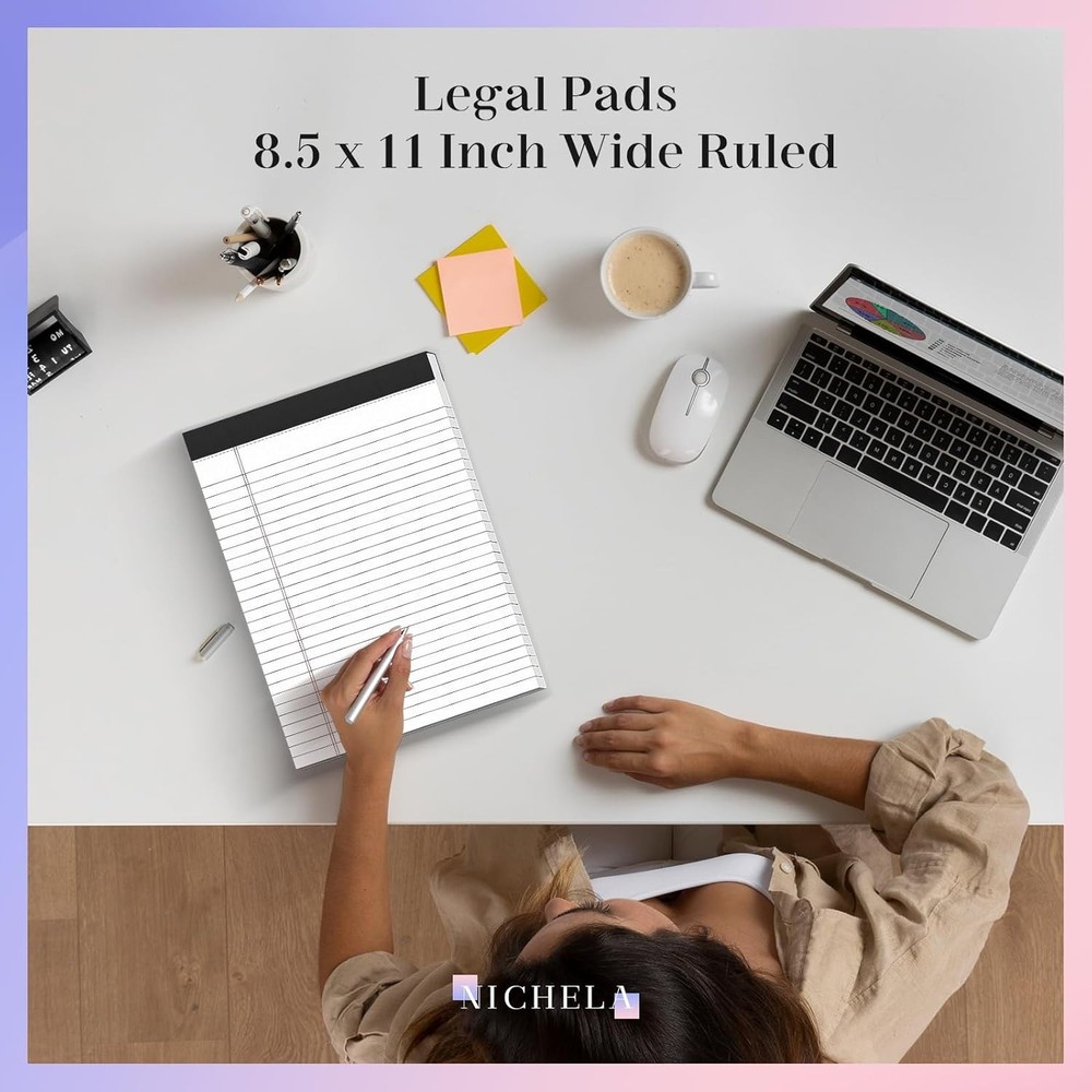 Legal Pads White Note Pads Notepad Micro Perforated Writing Pads