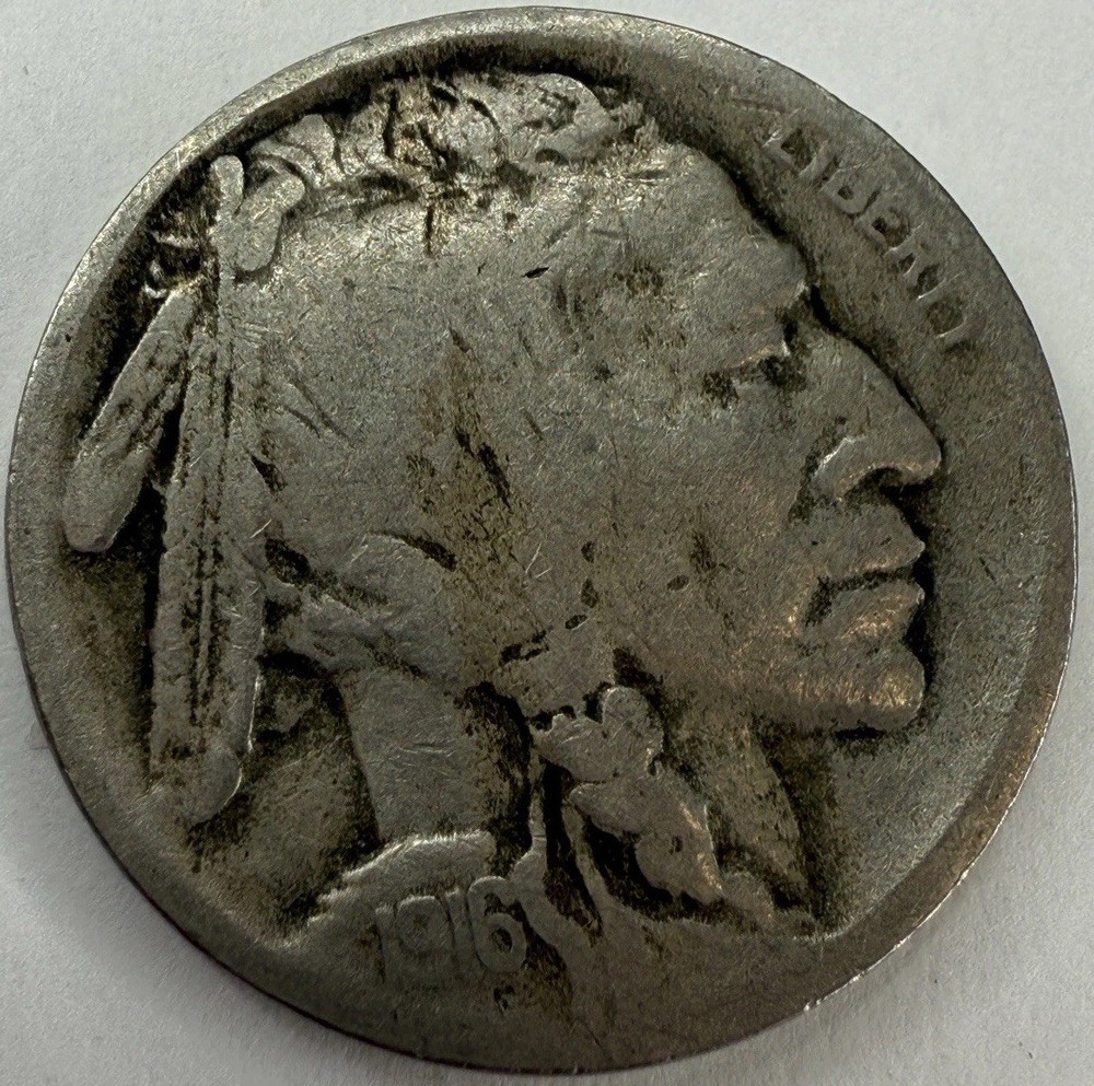 1916 S Buffalo Nickel Exact Coin Imaged #BF888