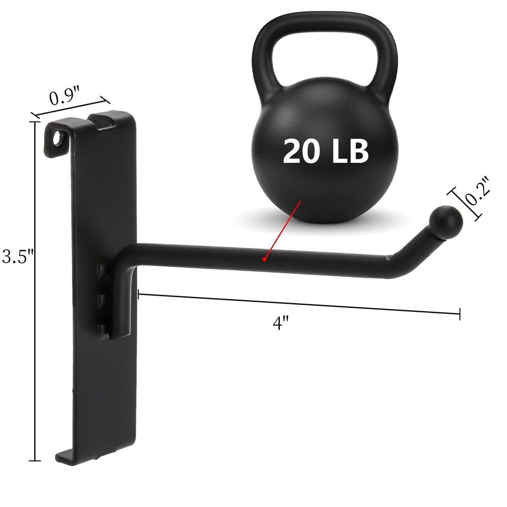 40 Pack Gridwall Hooks, 4 Inch Display Hooks for Grid Wall Panels, Heavy Duty...