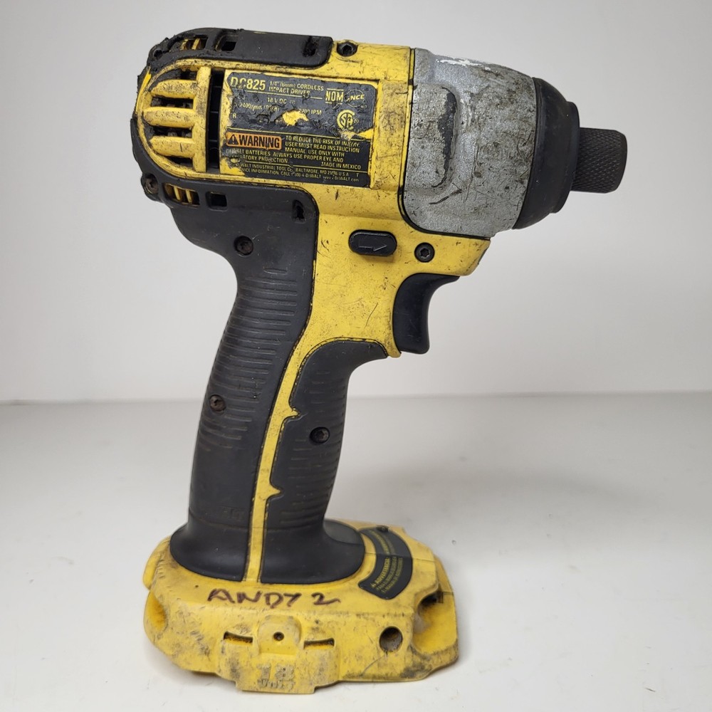 Dewalt Impact Driver DC825 18V 1/4" Tool Only Tested Working