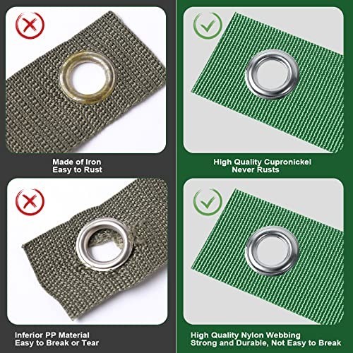 12 PCS Heavy Duty Tree Support Straps for Staking & Guying Newly Planted Sapling