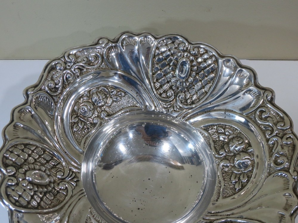 Hazorfim Sterling silver Footed Bowl, 254 grams
