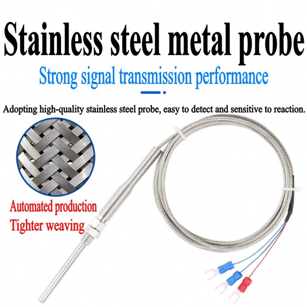 Anti Interference Temperature Probe with PT100 Type and 100mm Probe Length