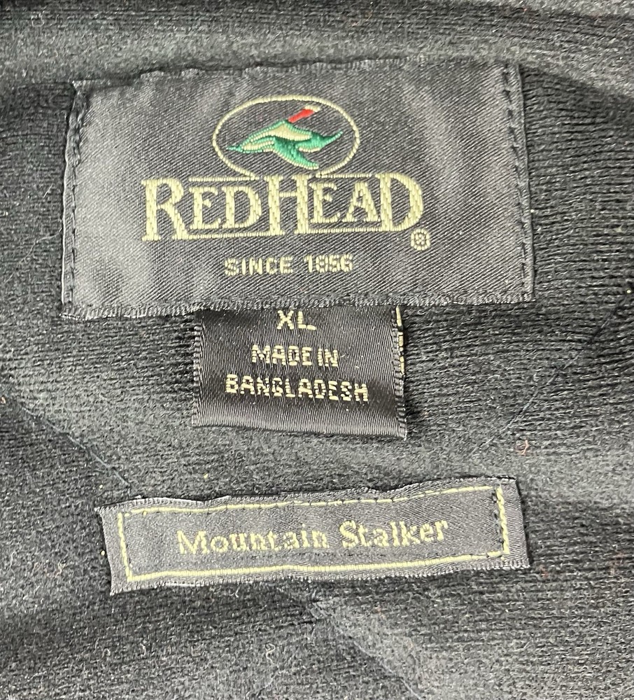 RedHead Mountain Stalker Bone Dry Thermolite Jacket With Orange Insert Size XL