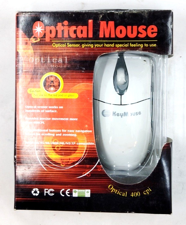 KeyMouse Computer Optical Mouse MD-335 NEW