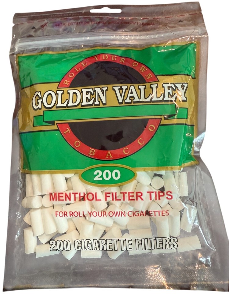 Gold Valley Regular Cigarette Menthol Filter Tips 200ct