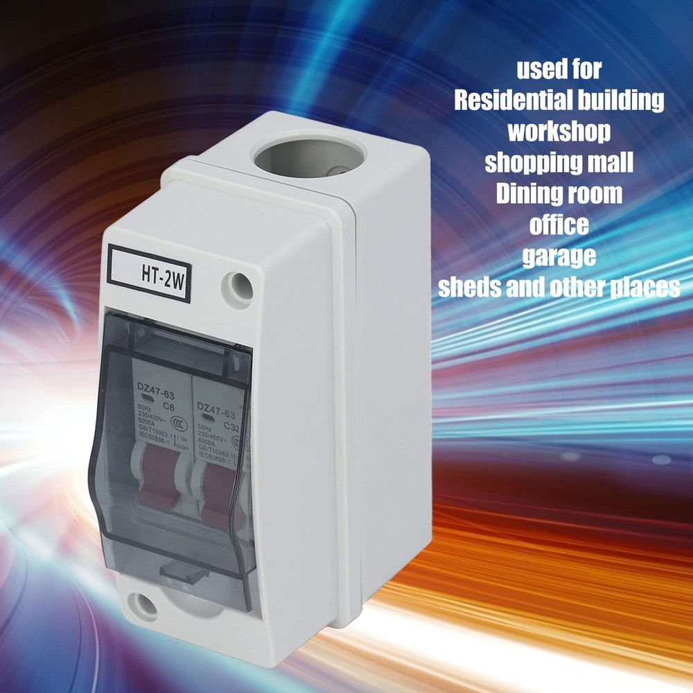 2 Way Distribution Box Circuit Breakers with Distribution Case Distribution B.