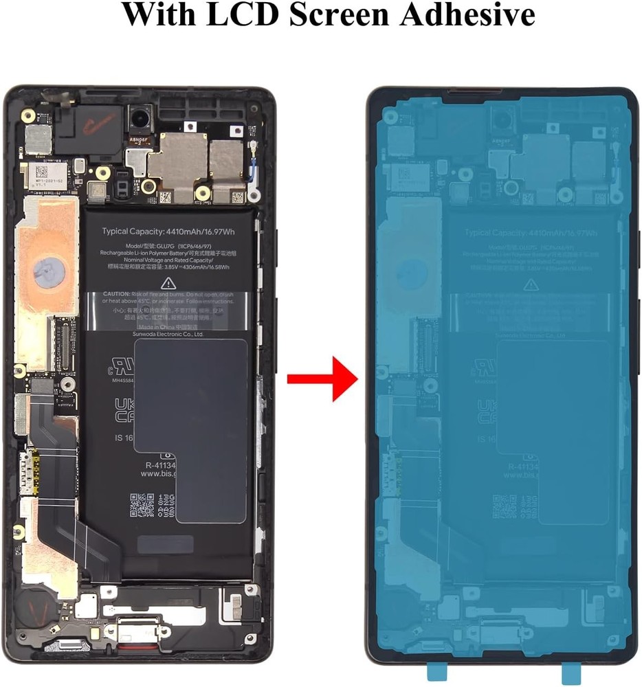 For Pixel 6a Battery Replacement Kits New Upgraded Compatible with Google Pixel
