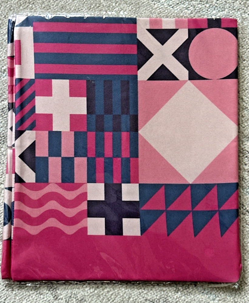 9 Fabric Book Covers – Stretchable Reusable Washable – New sealed