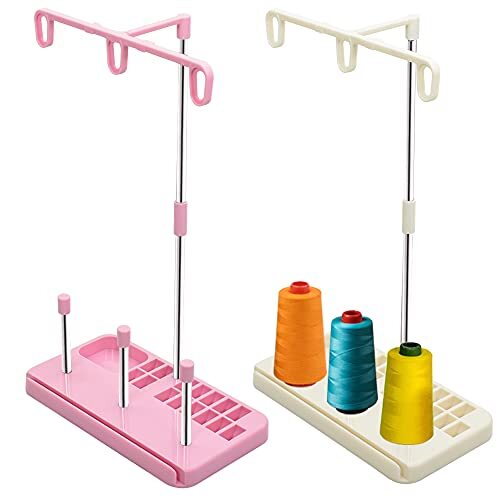 2 Pack Thread HoldersThread Organizer for Embroidery and Sewing MachinesThrea...