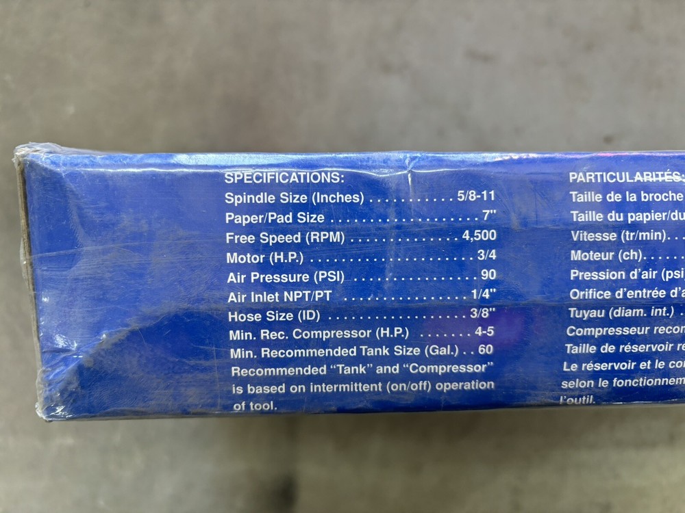 ProValue 7" Pneumatic Angle Sander 2311-PV