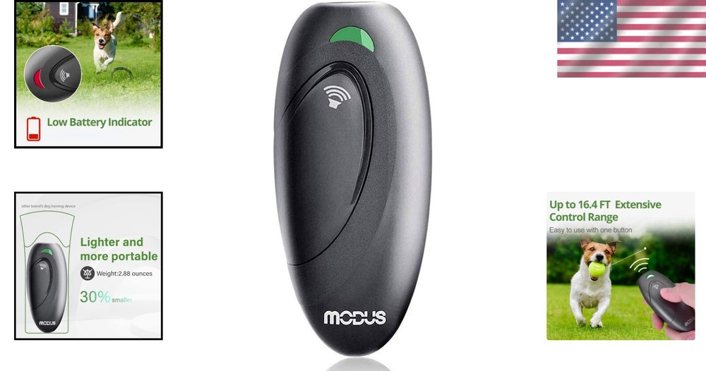 All-Size Compatible Ultrasonic Barking Control - Pet-Friendly Trainer Device