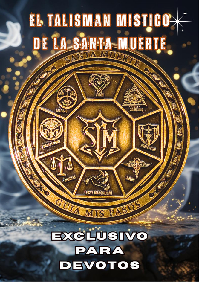 SANTA MUERTE MYSTICAL TALISMAN LIMITED EDITION by Master Servando