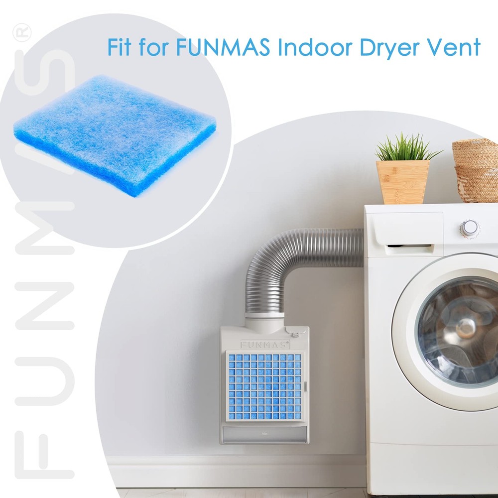 FUNMAS 10 Pack Replacement Filters for 10 Count (Pack of 1), Blue
