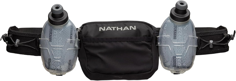 Running Belt Hydration with Flasks, Storage Pockets, Trail Mix Plus, Running Wat