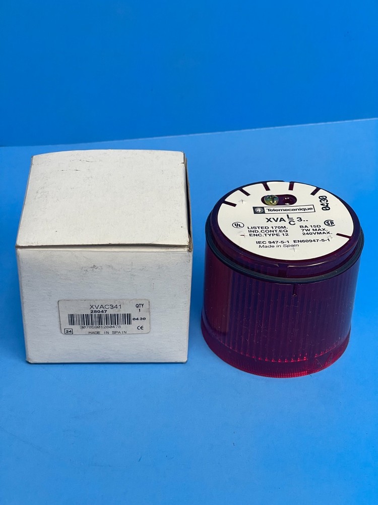 NEW Telemecanique XVA-C341 Red Steady Stack Light Lens