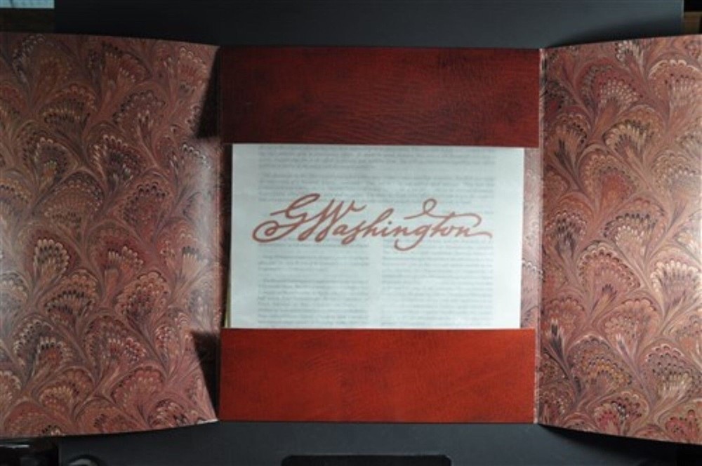 George Washington Folio - Archival Document Collection From The U.S. Mint