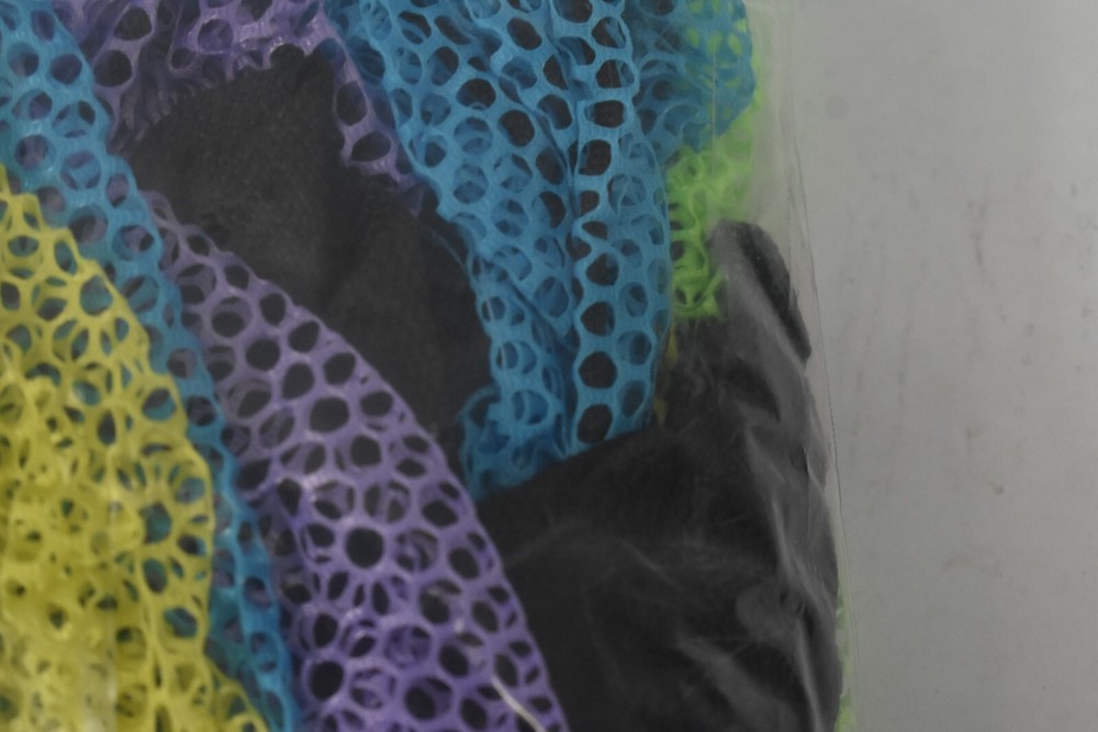 Oriental Trading Co Large Mesh Beach Drawstring Bags 12 Pack Assorted Colors