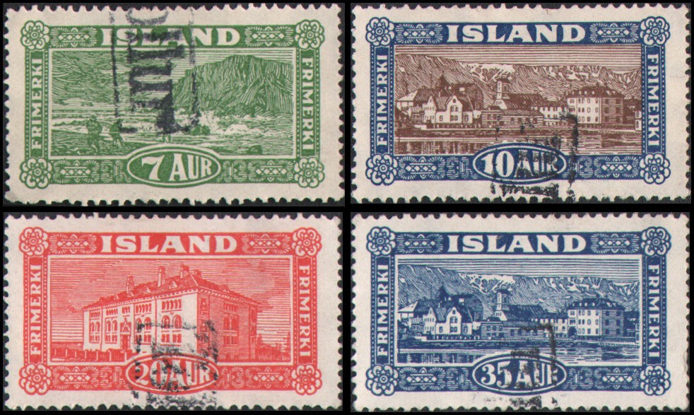 Iceland #144-147 Used