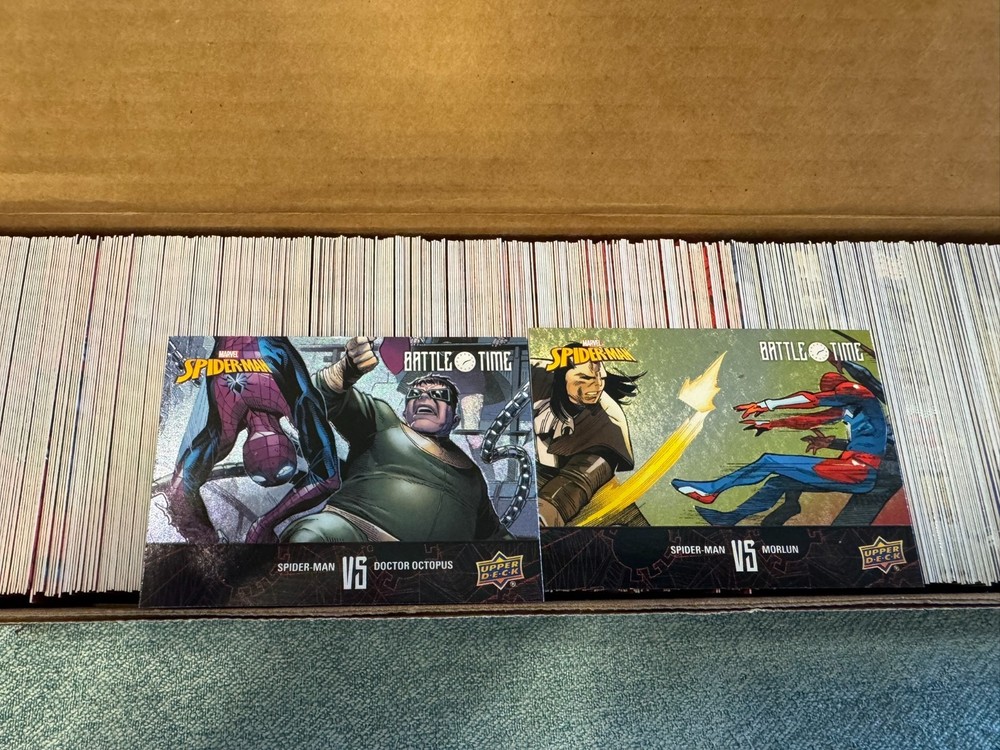2024 Marvel Spider-Man Battle Time SPIDER-MAN VS Inserts Upper Deck