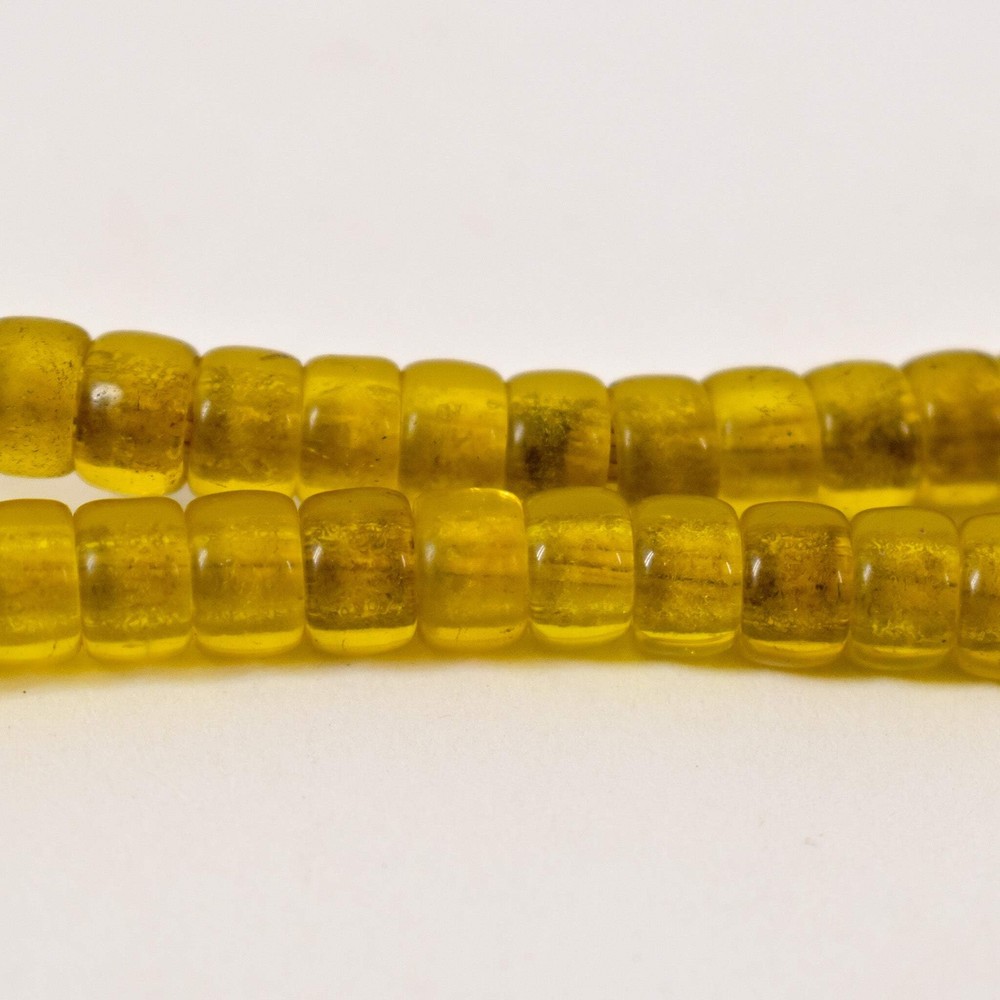 Padre Translucent Yellow Trade Beads