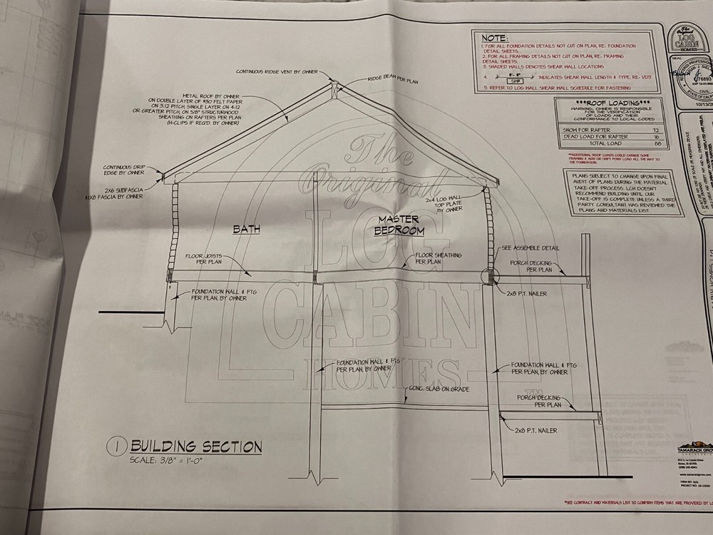 3000 sf Custom Log Home Kit with Fully Engineered Plans--Build It Anywhere!