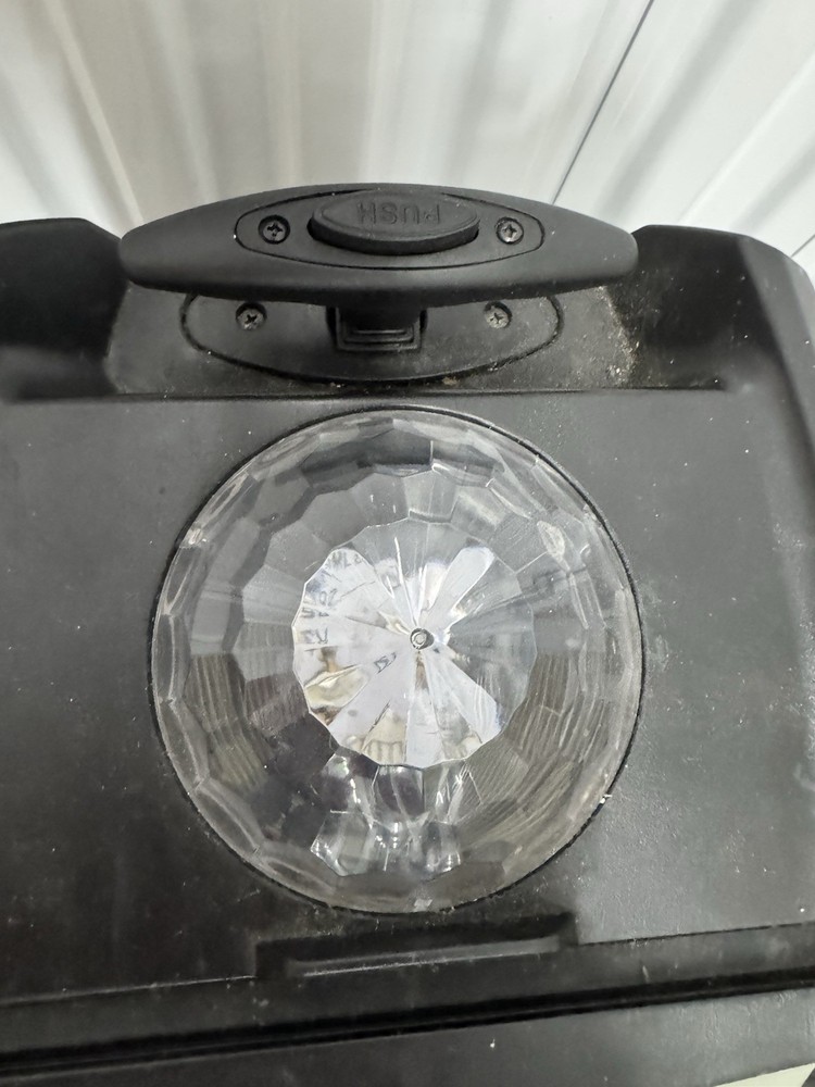 SINGING MAchine disco led KARAOKE SYSTEM BLUETOOTH Untested SKU:C