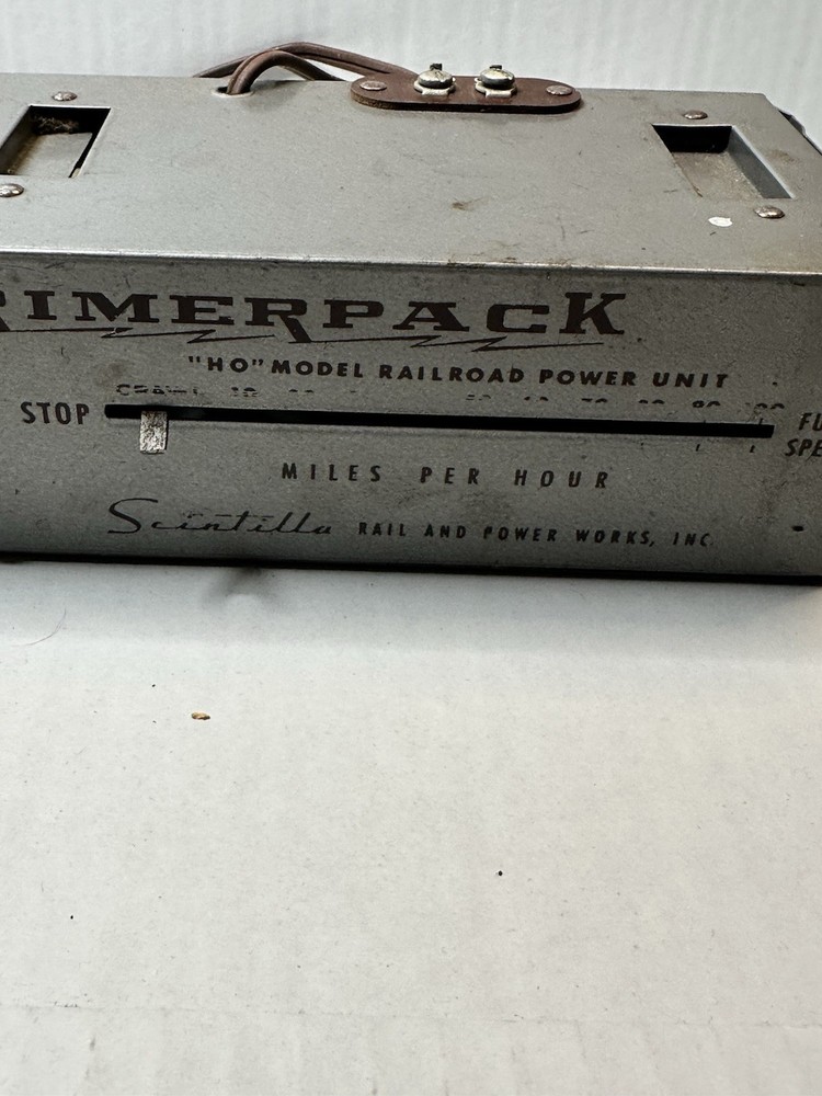 Vintage Scintilla HO Scale Primer Pack Transformer Model Trains