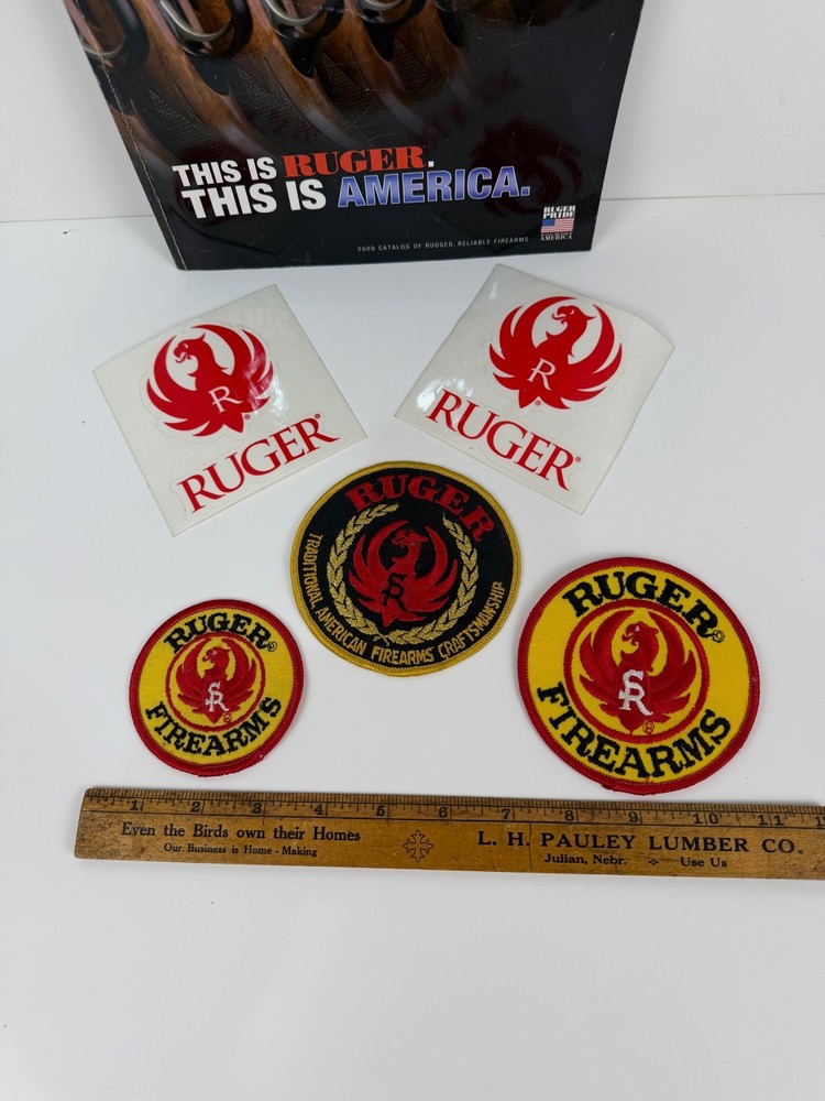 RUGER Group Patches Stickers 2009 Catalog vintage