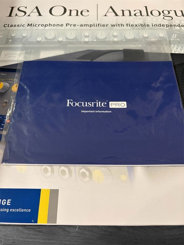 Focusrite ISA One Mic Preamp DI Streaming
